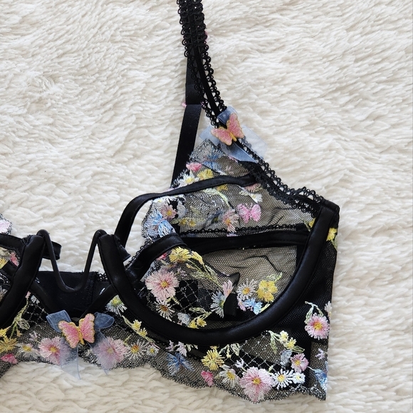 New!For Love and Lemons Elektra Underwire Bra - Picture 9 of 16